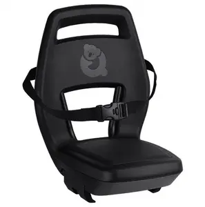 Детское кресло Elibas QIBBEL JUNIOR 6+ MIK-HD Midnight Black — крепление на багажник с системой MIK, грузоподъёмность 35 кг
