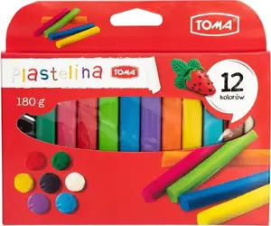 Пластилин Toma Plastelina 12 цветов (MPN 354033, EAN 5901133710826)