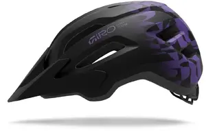 Helmet GIRO Fixture II — matte black/purple rush, universal fit 54–61 cm