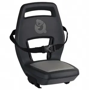 Детское велосипедное кресло Elibas QIBBEL JUNIOR 6+ MIK-HD Granite Grey — крепление на багажник с системой MIK, нагрузка 35 кг