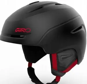 Winter Helmet GIRO NEO matte black/red, size M (55.5–59 cm) - 2025/2026