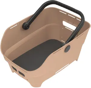 Basil rear bicycle basket Cento Neo 21L MultiSystem NX, sand