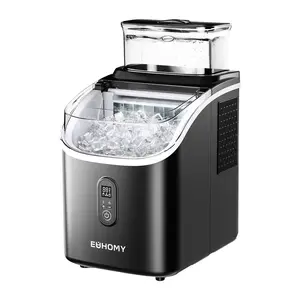 Ice cube maker Euhomy IM005 — automatic countertop ice machine, 15 kg/day, black