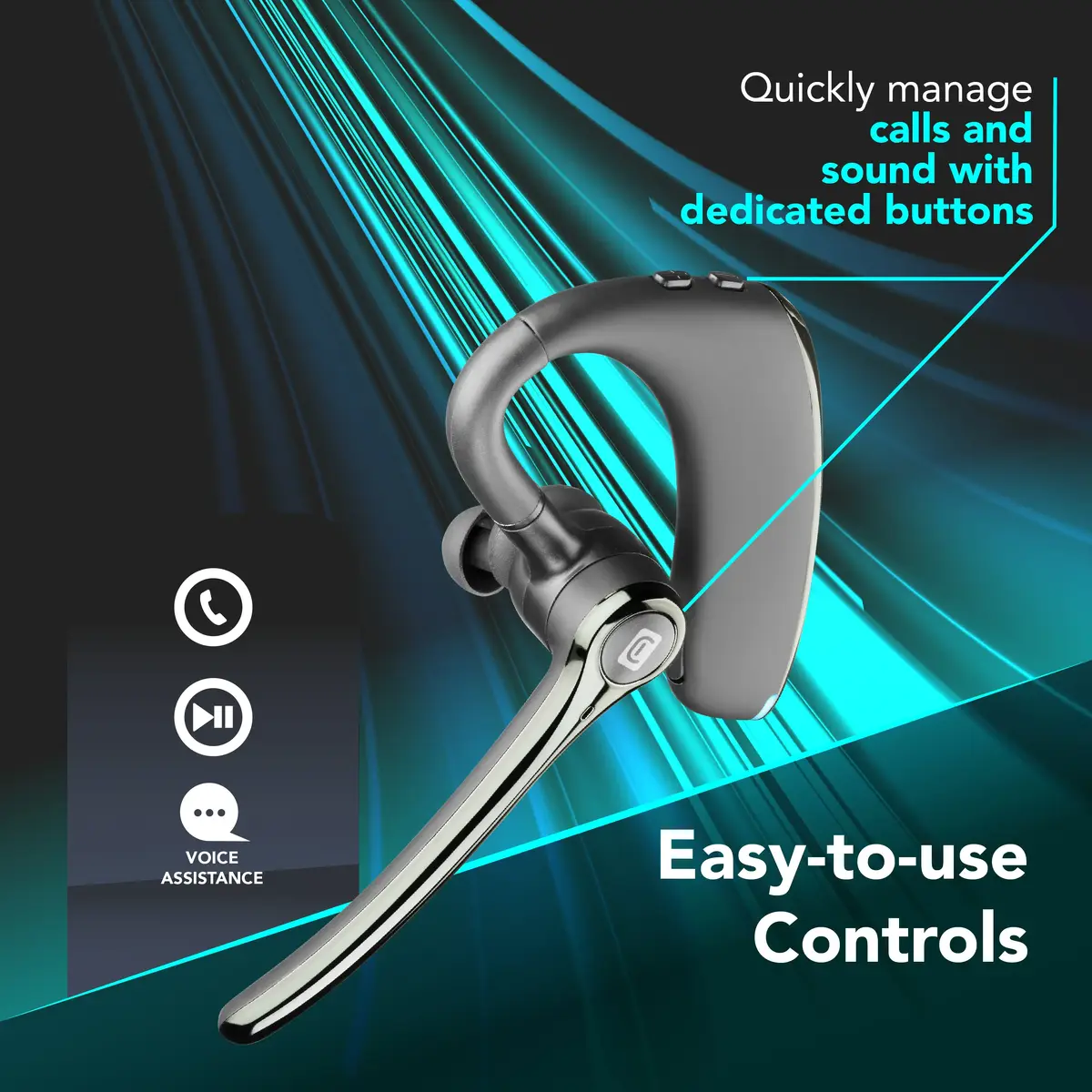 Cellularline FLUENT mono Bluetooth austiņas Photo 9