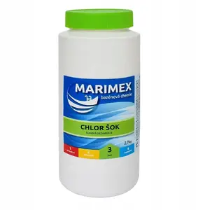 Pool chlorine shock Marimex Chlor Šok 2,7 kg - concentrated pool chemical for algae treatment