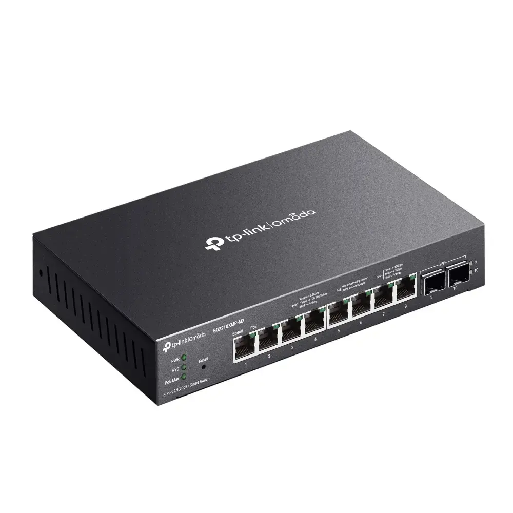 TP-Link Omada SG2210XMP-M2 управляемый коммутатор Photo 3