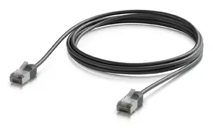 Network cable UBIQUITI UACC-Cable-Patch-Outdoor-C6A-2M-BK Cat6a F/UTP patch cable 2 m RJ-45 black