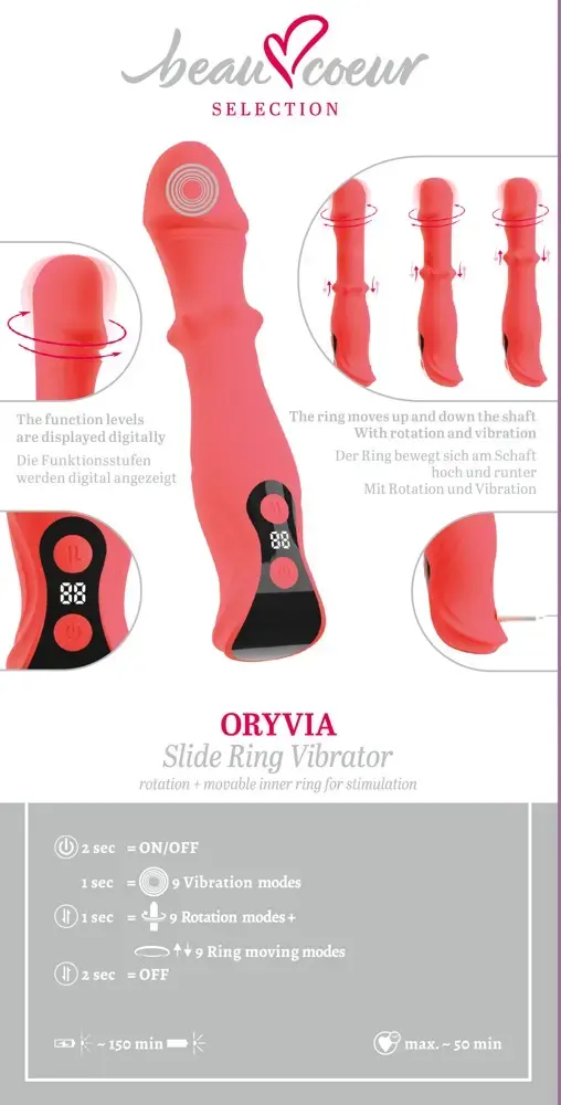 beau cœur Oryvia Slide Ring V вибратор Photo 13