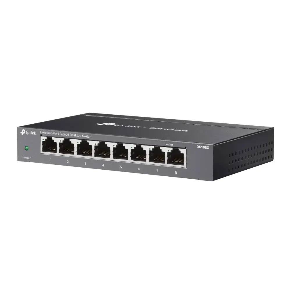 TP-Link Omada DS108G 8 portu Gigabit tīkla komutators Photo 3