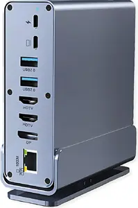 Док-станция VALUE 16-в-1 USB-C 4K60 с 1x DisplayPort, 2x HDMI, 1x Gigabit Ethernet, 2x USB-C, 5x USB-A, 1x USB-C PD (12.99.1142)