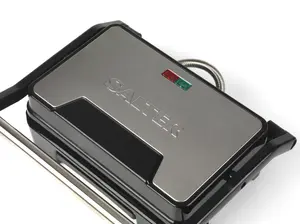 Elektriskais grils un panini preses Salter EK2009FVDE Marblestone — kontaktgrils iekštelpām maizes un gaļas grilēšanai