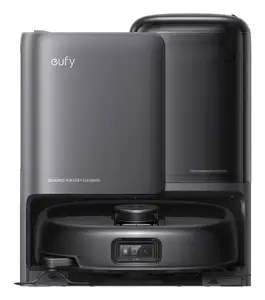 Eufy Omni E25 Robot Vacuum Cleaner, Bagless, 5200 mAh, All-in-One Station