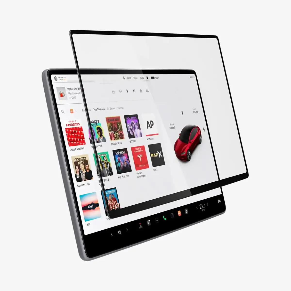 Spigen EZ Fit ekrāna aizsargs Tesla Model 3 / Model Y Photo 2