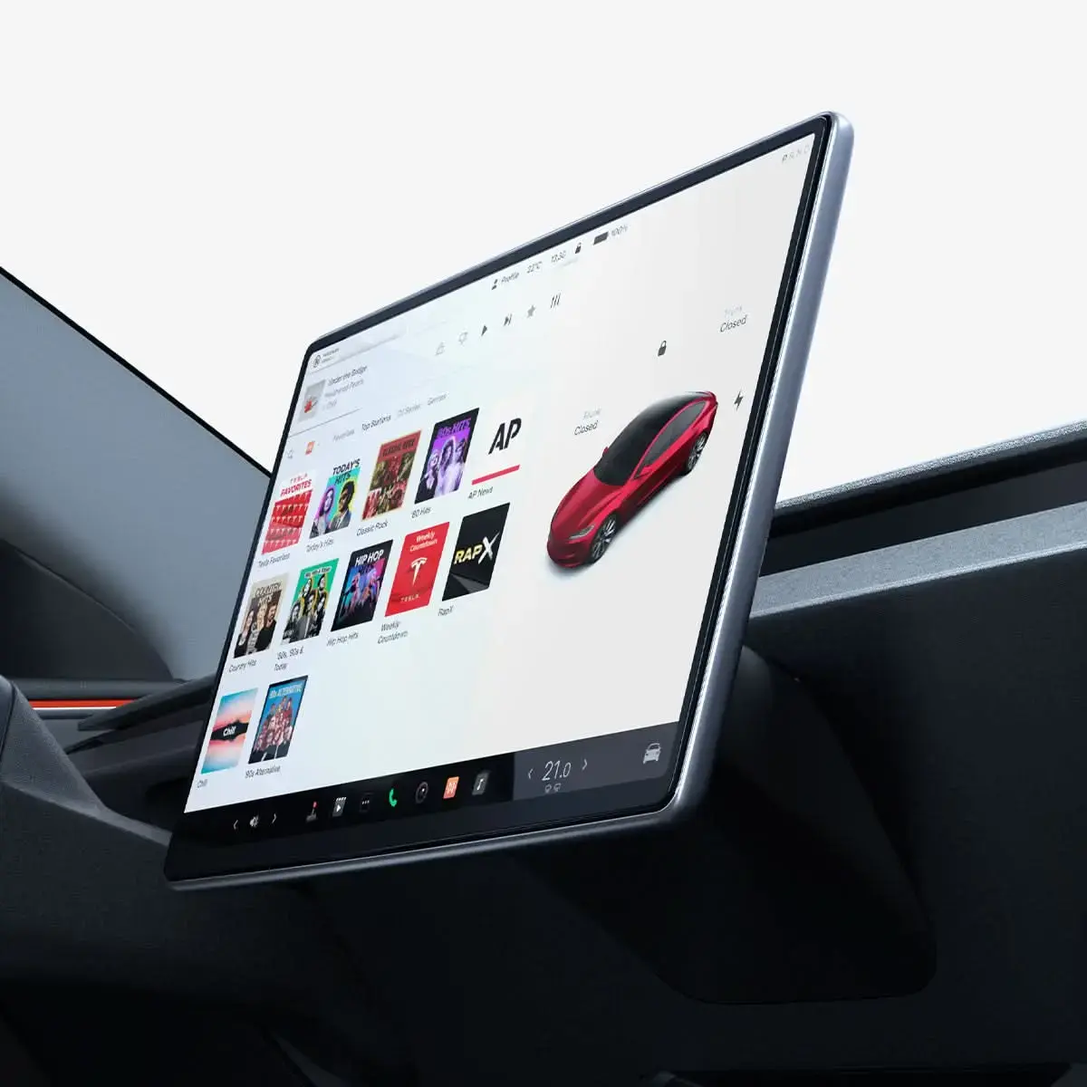 Spigen EZ Fit ekrāna aizsargs Tesla Model 3 / Model Y Photo 3