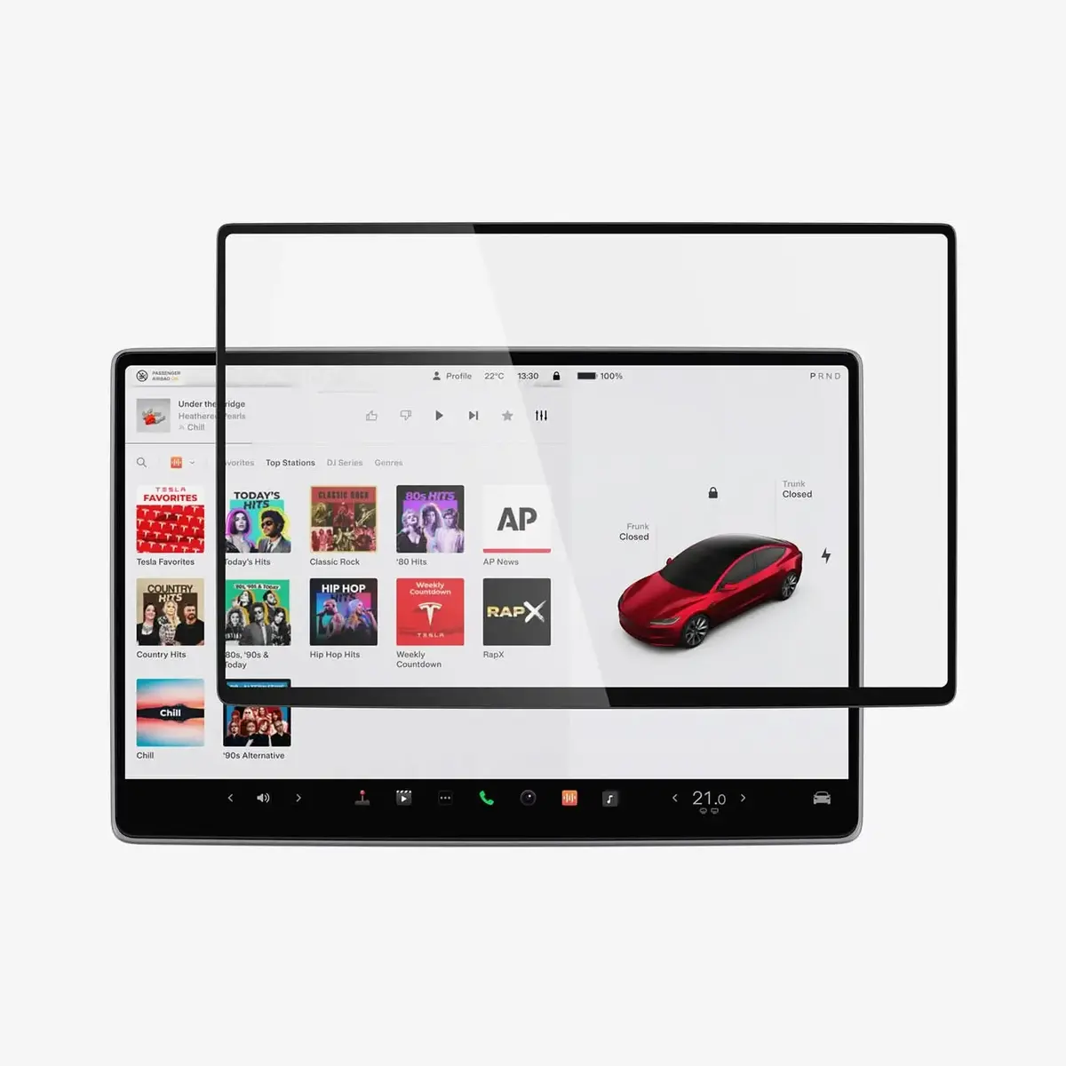 Spigen EZ Fit ekrāna aizsargs Tesla Model 3 / Model Y Photo 5