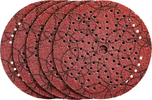 KWB 490704 Corundum Sanding Disc for Metal and Wood, 125 mm, 5 Pieces