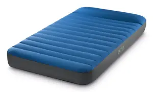 Intex 64011 Single Portable Outdoor Bed, Black and Blue