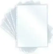 Document sleeve pavo Prospekthülle DIN A4 PP 0.08 mm transparent universal punched with reinforced hole edge top-open, 1 pc