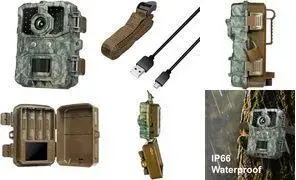 Trail Camera LOGILINK WC0066 with Night Vision and Motion Sensor, Wildlife Camera