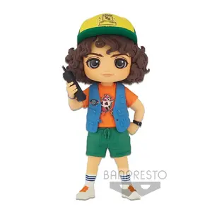 Action Figure Bandai Q Posket Stranger Things Dustin — Collectible Stylized Vinyl Figure