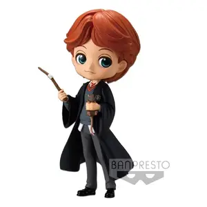 Action Figure Bandai Q Posket Ron Weasley with Scabbers – stylized collectible figure