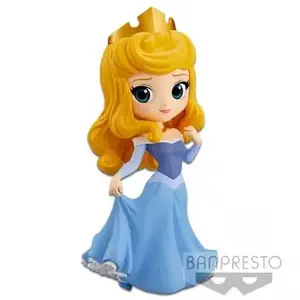 Коллекционная фигурка Bandai Q Posket Disney Принцесса Аврора Blue — стилизованная виниловая фигурка для декора
