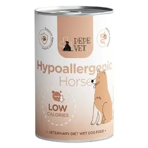 PAKA ZWIERZAKA Pepe Vet Hypoallergenic Horse влажный корм для собак, 400 г