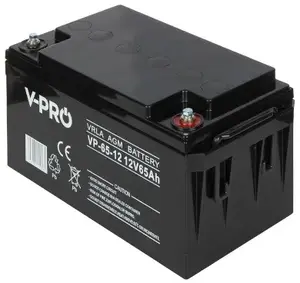 Lead‑acid AGM battery VOLT POLSKA VPRO 12V 65Ah — sealed maintenance‑free, 12V 65Ah