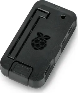 Korpuss PiHut Raspberry Pi Zero Premium — melns — saderīgs ar Raspberry Pi Zero