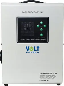 Pārvērstājs Volt SINUSPRO 900E PLUS 12V 600/900W LiFePO4 ar izvēlni