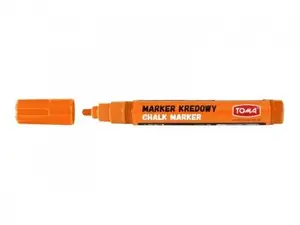 Chalk Marker Toma TO-292 Z 51, 4.45 mm Tip, Orange Ink