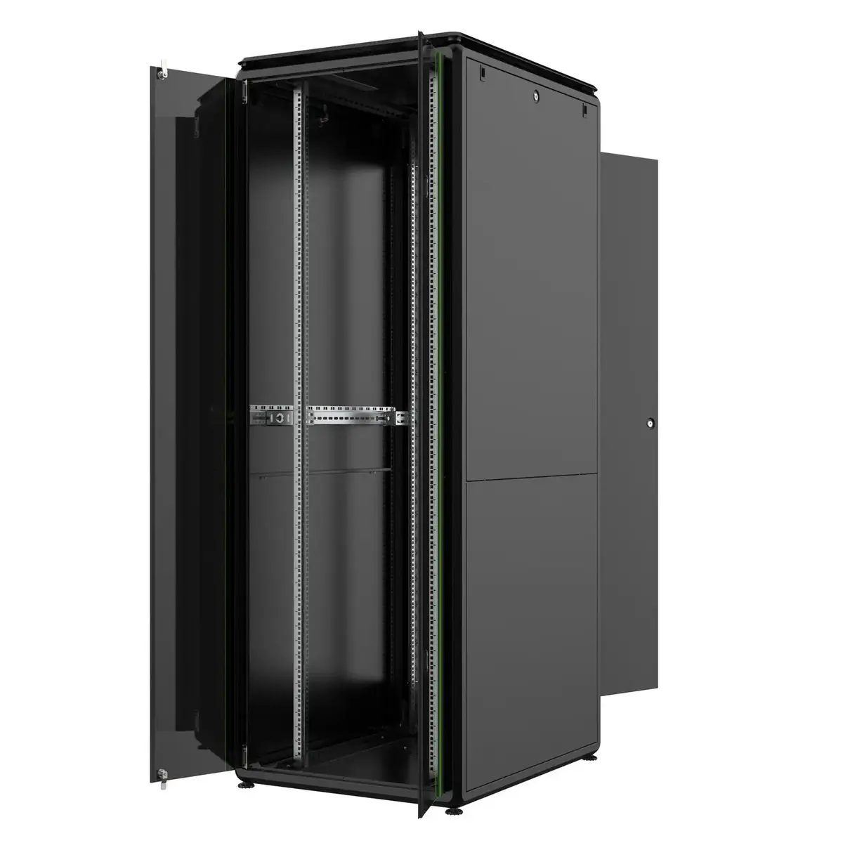 Lanview RDL46U81BL 46U Freestanding Server Rack Cabinet Photo 2