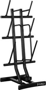 Weight and Barbell Rack HMS STR40 for Weight Plates and Bars, Training Pump Commercial