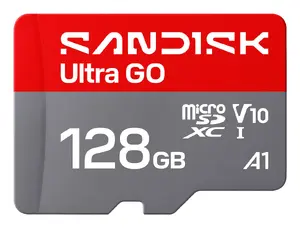 SanDisk Ultra GO 128 GB MicroSDXC UHS-I Memory Card