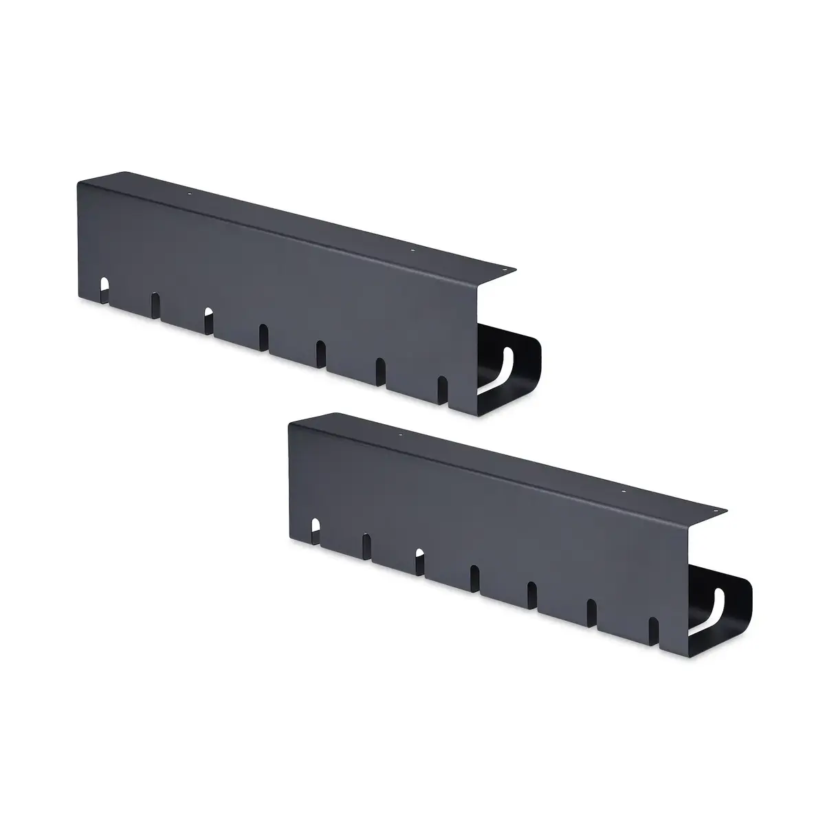 StarTech S2MB-DESK-CABLE-TRAY Under Desk Cable Management 2-Pack Photo 2
