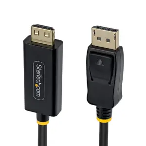 Startech 3m DisplayPort to HDMI Adapter Cable with Gripping Connectors 4K 60Hz HDR Uni-Directional Black