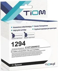 Tiom Ink Cartridge for Epson 1294, Yellow, 500 Pages