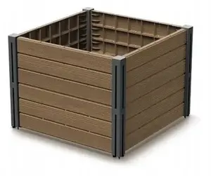 Prosperplast Base Planet Garden Raised Bed, Brown
