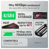 AXAGON EEM2-40G M.2 NVMe SSD Enclosure USB-C Photo 3