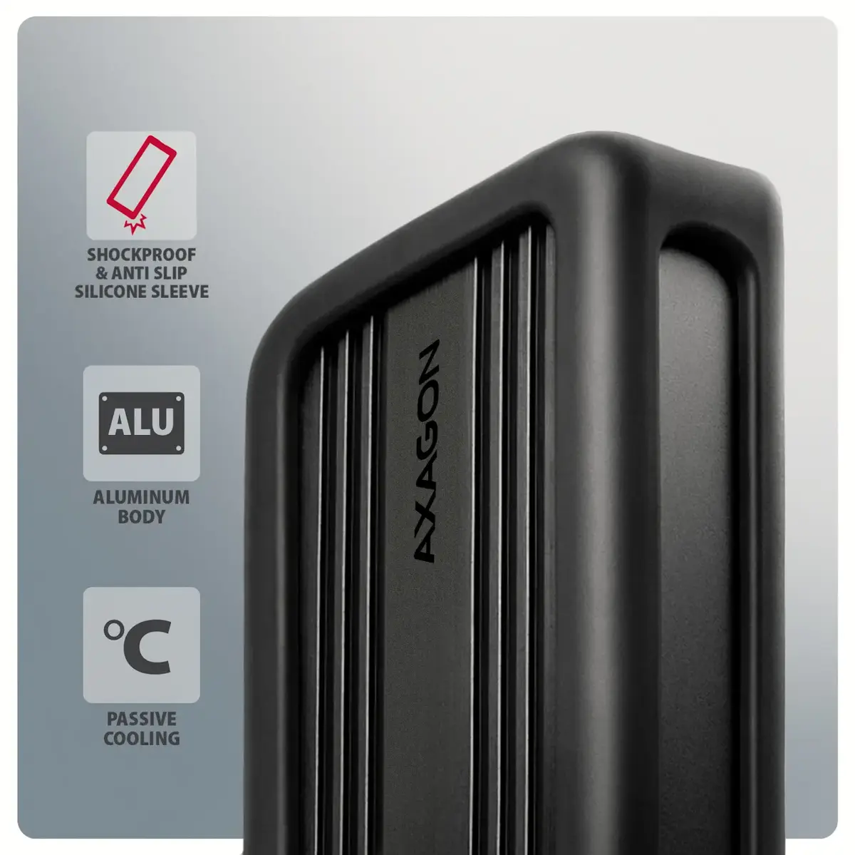AXAGON EEM2-40G M.2 NVMe SSD Enclosure USB-C Photo 8