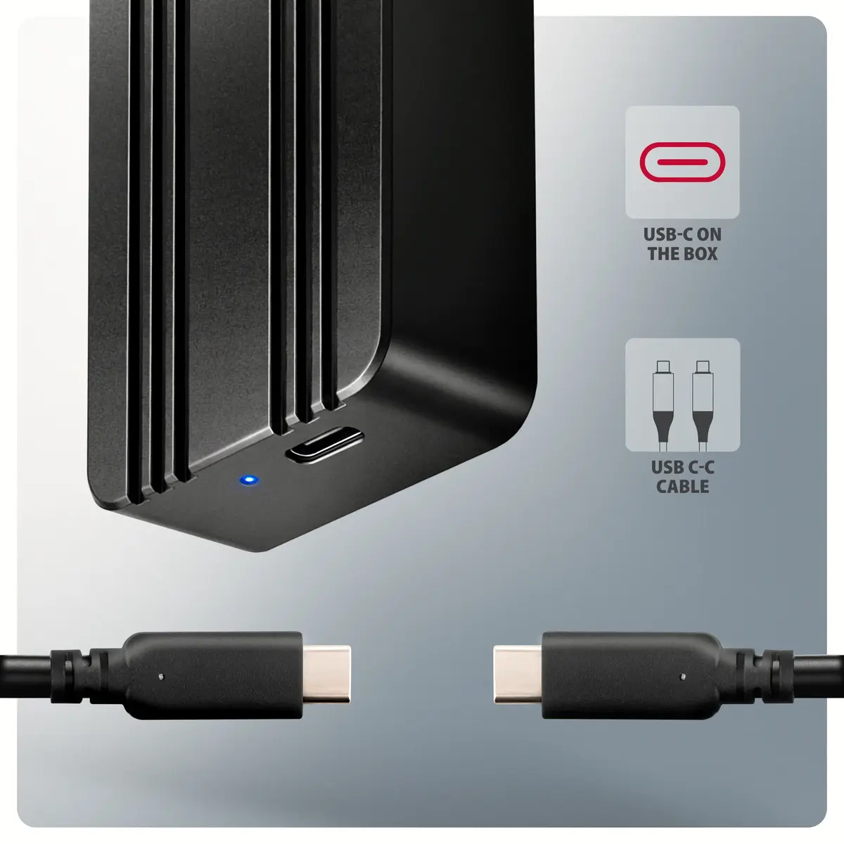 AXAGON EEM2-40G M.2 NVMe SSD Enclosure USB-C Photo 10