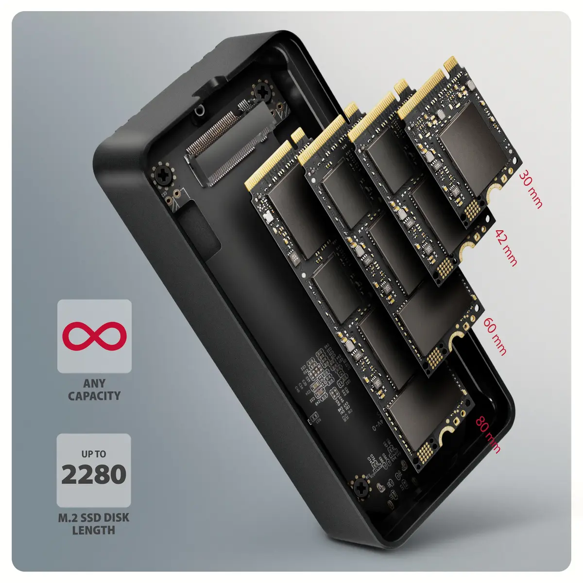 AXAGON EEM2-40G M.2 NVMe SSD Enclosure USB-C Photo 11