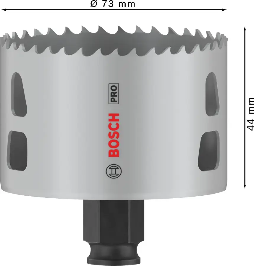 Bosch PRO Multi Material PC Plus Hole Saw 73 mm Photo 2