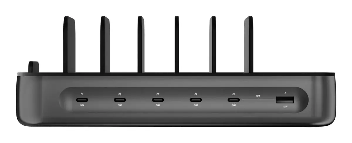 4smarts 541805 universāls lādētājs ar 5 USB Type-C pieslēgvietām Photo 2