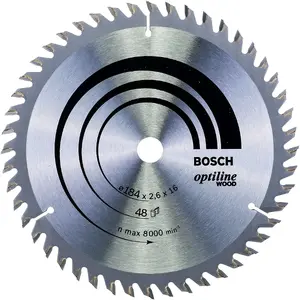 Пильный диск по дереву Bosch Optiline Wood 184 мм