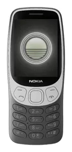 Nokia 3210 (2024) 4G Feature Phone, 2.4-inch Display, 2MP Camera, Dual SIM, Grunge Black