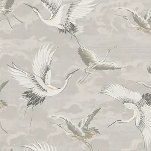 AS Creation Kranes Neutral Wallpaper 121805