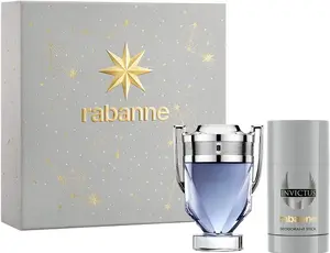 Paco Rabanne Invictus Gift Set: Eau de Toilette 50ml and Deodorant Stick 75ml