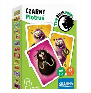 Granna Czarny Piotruś - Potwory do szafy Card Game