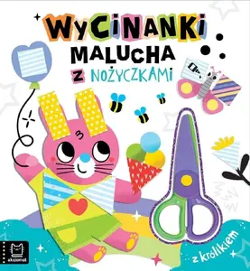 Aksjomat Toddler Paper Cutting Set with Scissors - Rabbit Theme